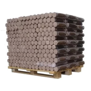 Bûches de Bois Densifié 100% Feuillus - Palette 1 Tonne