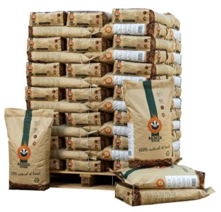 Granulés de Bois Badger Pellets - Palette 66 Sacs (990kg)