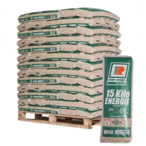 Granulés Bois Van Roje Premium (DIN+/EN+ A1) - Palette 975kg